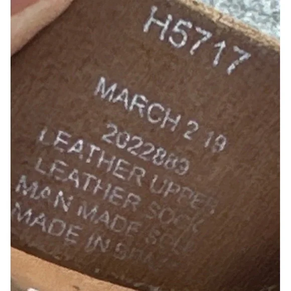 Madewell Boardwalk Sandals Women's 8 Brown Tan Leather Ankle Strap Strappy Cross - Picture 12 of 13